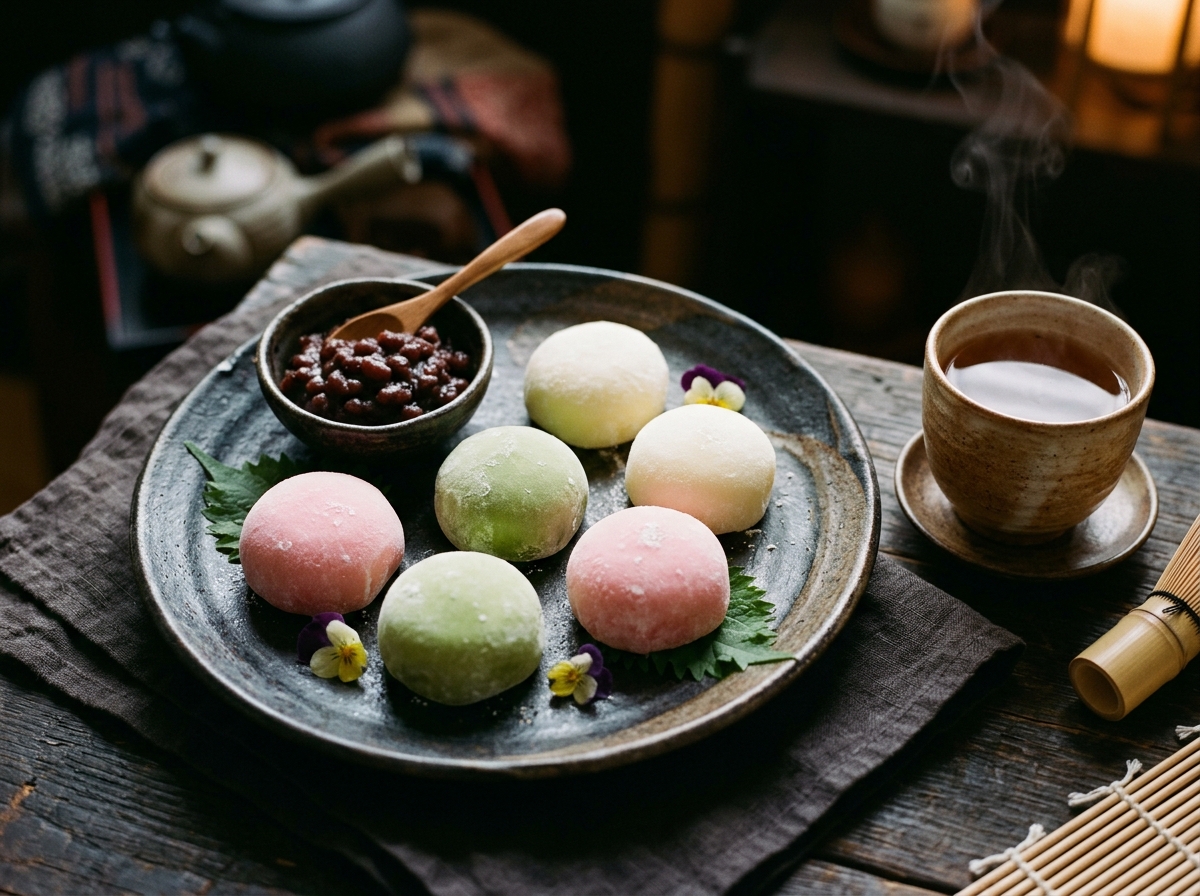 Japanese sweets and mochi