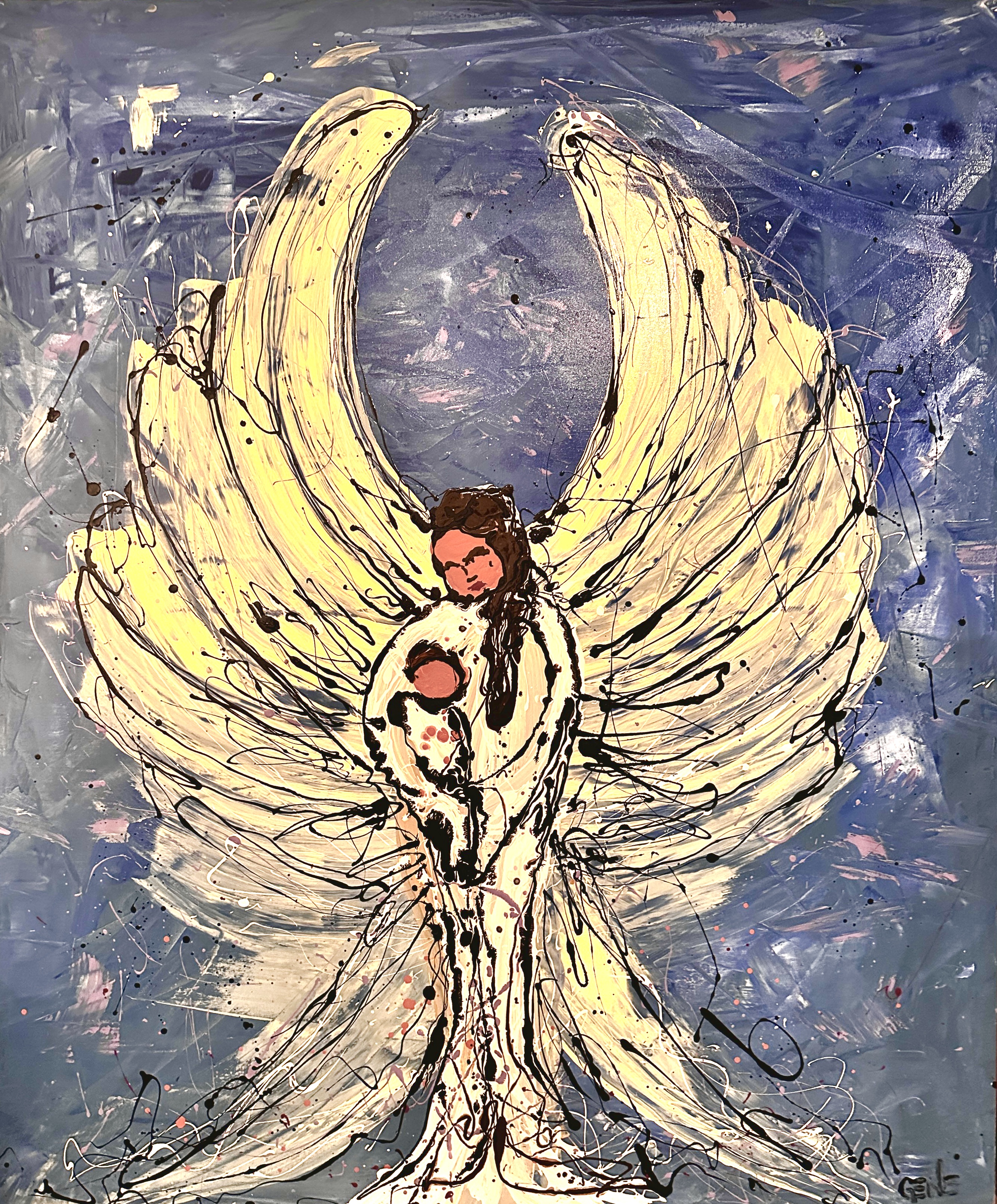Painting by Gene Jimenez