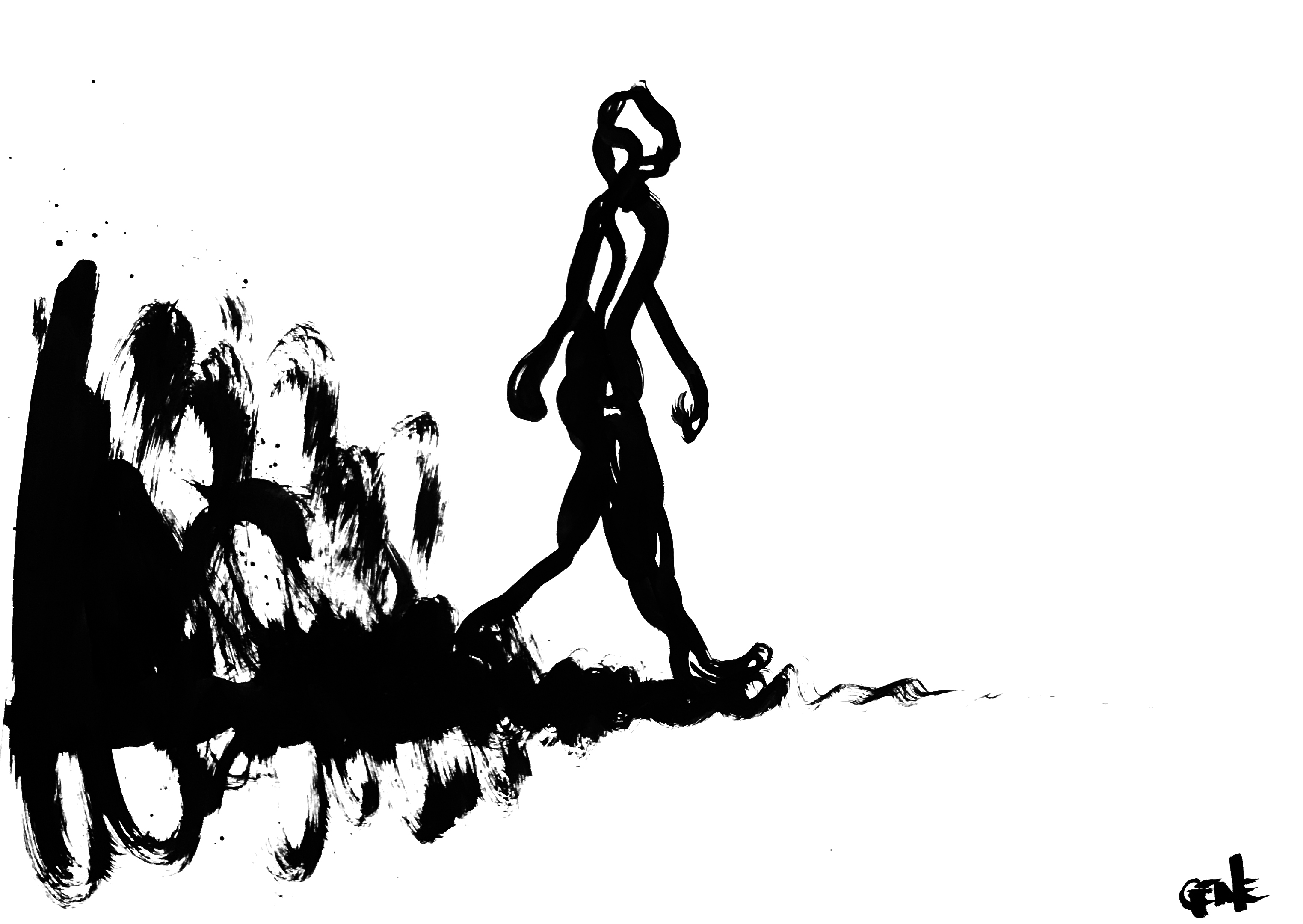 Walk to the Edge by Gene Jimenez