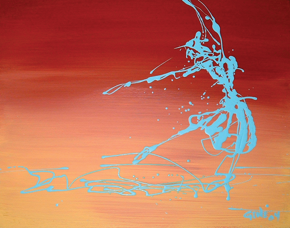 Blue Dancer by Gene Jimenez